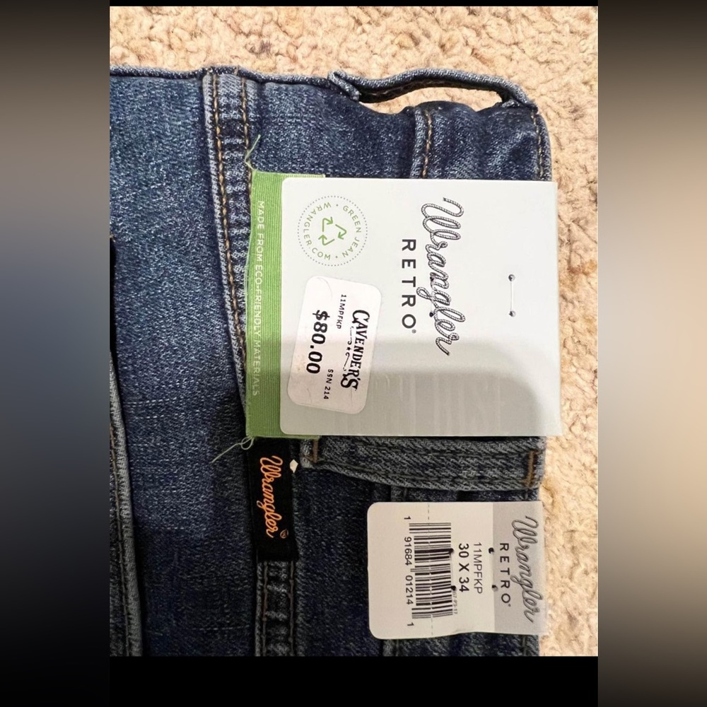 Womens Wrangler 30/34 High Rise Trumpet Flare